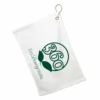17.5" X 11" White Bar Towel With Hook -Endurance Sales 11x17 5 logo bar towel with hook