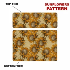 CHOOSE YOUR PATTERN - Counter Caddies™ - 12 INCH STRAIGHT UNIT -Endurance Sales 12in caddy pattern design sunflowers