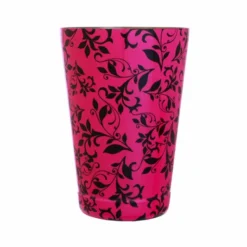 Cocktail Shaker Tin - Printed Designer Series - 18oz Weighted - Pink Swirl