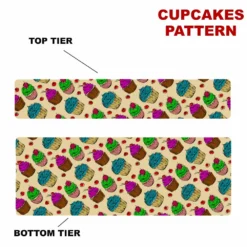 CHOOSE YOUR PATTERN - Counter Caddies™ - 24 INCH STRAIGHT UNIT -Endurance Sales 24in caddy pattern cupcakes