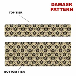 CHOOSE YOUR PATTERN - Counter Caddies™ - 24 INCH STRAIGHT UNIT -Endurance Sales 24in caddy pattern design damask
