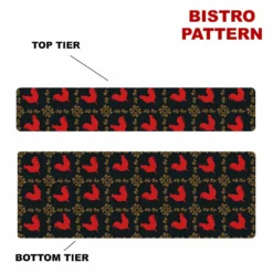 CHOOSE YOUR PATTERN - Counter Caddies™ - 24 INCH STRAIGHT UNIT -Endurance Sales 24in caddy pattern design rooster