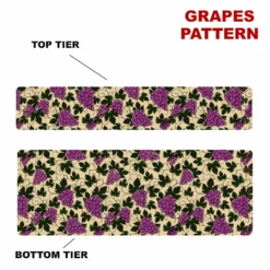 CHOOSE YOUR PATTERN - Counter Caddies™ - 24 INCH STRAIGHT UNIT -Endurance Sales 24in caddy pattern grapes