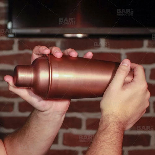 BarConic® 3 Piece Cocktail Shaker Deluxe – Antique Finish 24oz. 4 BarConic® 3 Piece Cocktail Shaker Deluxe – Antique Finish 24oz. - Image 2