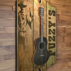 3D Wooden Guitar Tavern Sign - Country Theme 8 3D Wooden Guitar Tavern Sign - Country Theme -Endurance Sales 3d wood guitar tavern sign country angle