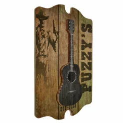 3D Wooden Guitar Tavern Sign - Country Theme 9 3D Wooden Guitar Tavern Sign - Country Theme -Endurance Sales 3d wood guitar tavern sign country angle1