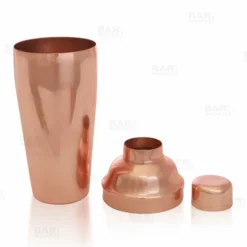 BarConic® 3 Piece Copper Plated Shaker Deluxe Set - 24 Oz -Endurance Sales 3pc copper plated shaker