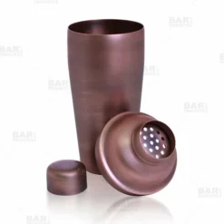 BarConic® 3 Piece Cocktail Shaker Deluxe – Antique Finish 24oz. 9 BarConic® 3 Piece Cocktail Shaker Deluxe – Antique Finish 24oz. -Endurance Sales 3pc shaker antique finished separated 1