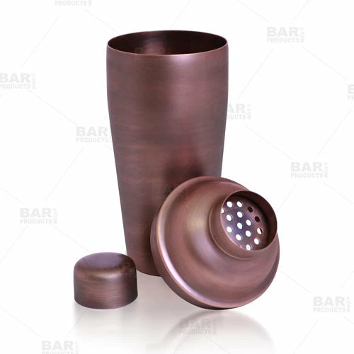 BarConic® 3 Piece Cocktail Shaker Deluxe – Antique Finish 24oz. 5 BarConic® 3 Piece Cocktail Shaker Deluxe – Antique Finish 24oz. - Image 3