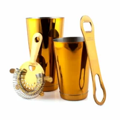 4 Piece Bar Set - (Color Options) -Endurance Sales 4 Piece Candy Gold Set with V rod clean