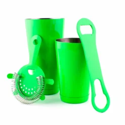 4 Piece Bar Set With V-Rod® - (Neon Color Options) 11 4 Piece Bar Set With V-Rod® - (Neon Color Options) -Endurance Sales 4 Piece Candy Neon Green Set with V rod clean