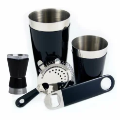 Vinylworks™ Bar Set - Black - 4 Or 5 Piece