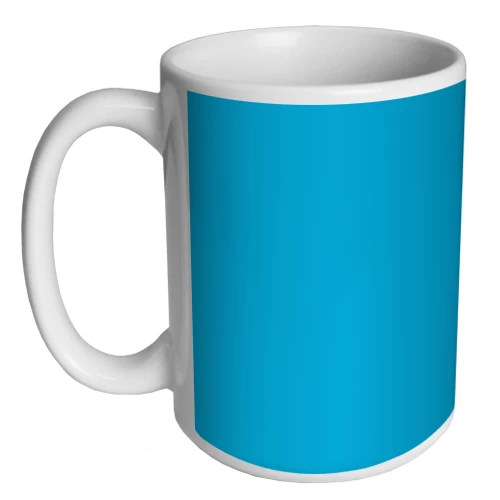 Custom Coffee Mug - Blue - 15 Ounce 3 Custom Coffee Mug - Blue - 15 Ounce