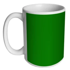 Custom Coffee Mug - Green - 15 Ounce
