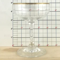 BarConic® 7 Oz Gold Rimmed Coupe Cocktail Glass -Endurance Sales 7 oz gold rimmed cocktail