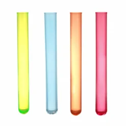 Long SHOTZ® 7" Test Tube Shooters, Smooth Polystyrene (100 Pack) -Endurance Sales 7inch smooth test tubes assorted