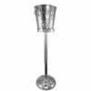 Stainless Steel Hammered Ice Bucket And Stand (Sold Separately) -Endurance Sales 8qt hammered bucket with stand