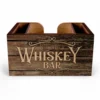 Customizable Wooden Bar Caddy - Whiskey Bar -Endurance Sales BACK CADDY WEB TEMPLATE WHISKEY BAR