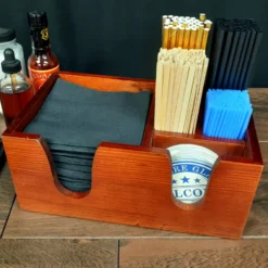 BarConic® Wood Bar Caddy - Color Options -Endurance Sales BC WOOD HAZEL BPC