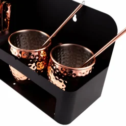 Wall Mount Bar Set - Copper Plated - 14 Piece 9 Wall Mount Bar Set - Copper Plated - 14 Piece -Endurance Sales BSET COP 14PC clean4copy