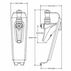 Micro Matic Push Tap - 304 Faucet -Endurance Sales BTOW 304PUSHTAP 2