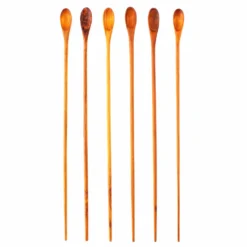 Bali Teak Stirring Spoons - 6 Pack