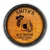 Ale House Barrel Top Tavern Sign -Endurance Sales BarrelTop StraightFlatView 0044 LG BT KC BARR SIGN ALEH