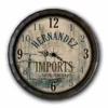 Custom Wood Barrel Top Clock - Vintage Imports -Endurance Sales BarrelTop StraightFlatView 0046 LG BARR CLOCK IMPRTS