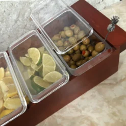 BarConic® Hazel Wood Condiment Holder - Size Options -Endurance Sales CH HAZELWOOD 7