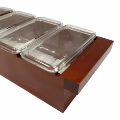 BarConic® Hazel Wood Condiment Holder - Size Options -Endurance Sales CH HAZELWOOD A