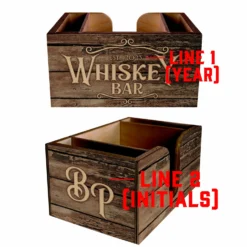 Customizable Wooden Bar Caddy - Whiskey Bar -Endurance Sales CUSTOM WHISKEY BAR 380dc686 25ea 4a4b a0b3 db320873f1e4