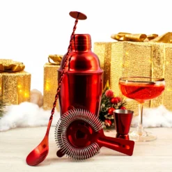 Candy Apple Red 4 Piece Bar Set -Endurance Sales Candy apple 4piece scene1