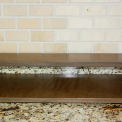 Counter Caddies™ - Walnut-Stained Straight Shelf - Liquor/Wine Bottle Display - 24" Length 11 Counter Caddies™ - Walnut-Stained Straight Shelf - Liquor/Wine Bottle Display - 24" Length -Endurance Sales CounterCaddies STAINEDFinish 24STRAIGHT LiquorWineBottleDisplay scaled