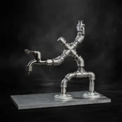 The Dispenser Man With Wood Base - Liquor Dispenser -Endurance Sales D MAN WOOD 2