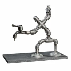 The Dispenser Man With Wood Base - Liquor Dispenser