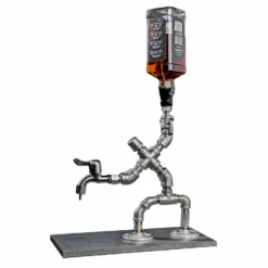 The Dispenser Man With Wood Base - Liquor Dispenser -Endurance Sales D MAN WOOD B