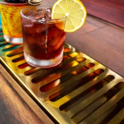 BarConic® Gold Drip Tray - XL -Endurance Sales DT XL GOLD scene2copy