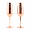 Copper Etched Champagne Glass - Set Of 2 - 9 Ounce 2 Copper Etched Champagne Glass - Set Of 2 - 9 Ounce -Endurance Sales DW CHAMPCOP SET cleancopy