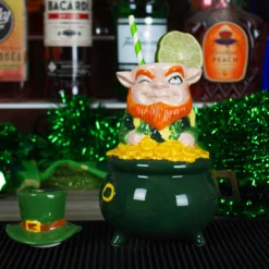 BarConic® Tiki Drinkware - Leprechaun - 23 Ounce -Endurance Sales DW TIKI LEPR scene1copy