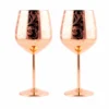 Copper Etched Wine Glass - Set Of 2 - 18 Ounce -Endurance Sales DW WINECOP SET cleancopy