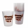 Stackable Reusable Tumblers - Spooky Good Fun Print (Set Of 10) - 16 Ounce -Endurance Sales DWPP SGF cleancopy