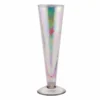 Footed Champagne Glass - Iridescent - 6 Ounce -Endurance Sales Footed Champagne Glass Iridescent clean