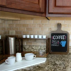 WOOD PLAQUE MENU - CUTTING BOARD SHAPED CHALKBOARD - STAIN -Endurance Sales HANGABLE CUTTING CHALK BOARD7 1594aab2 4e44 4037 8d3a f06d13ca7504