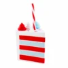 Patriotic Cake Novelty Cup W/Lid & Straw (Set Of 6) - 12 Ounce -Endurance Sales IMG 1957copy