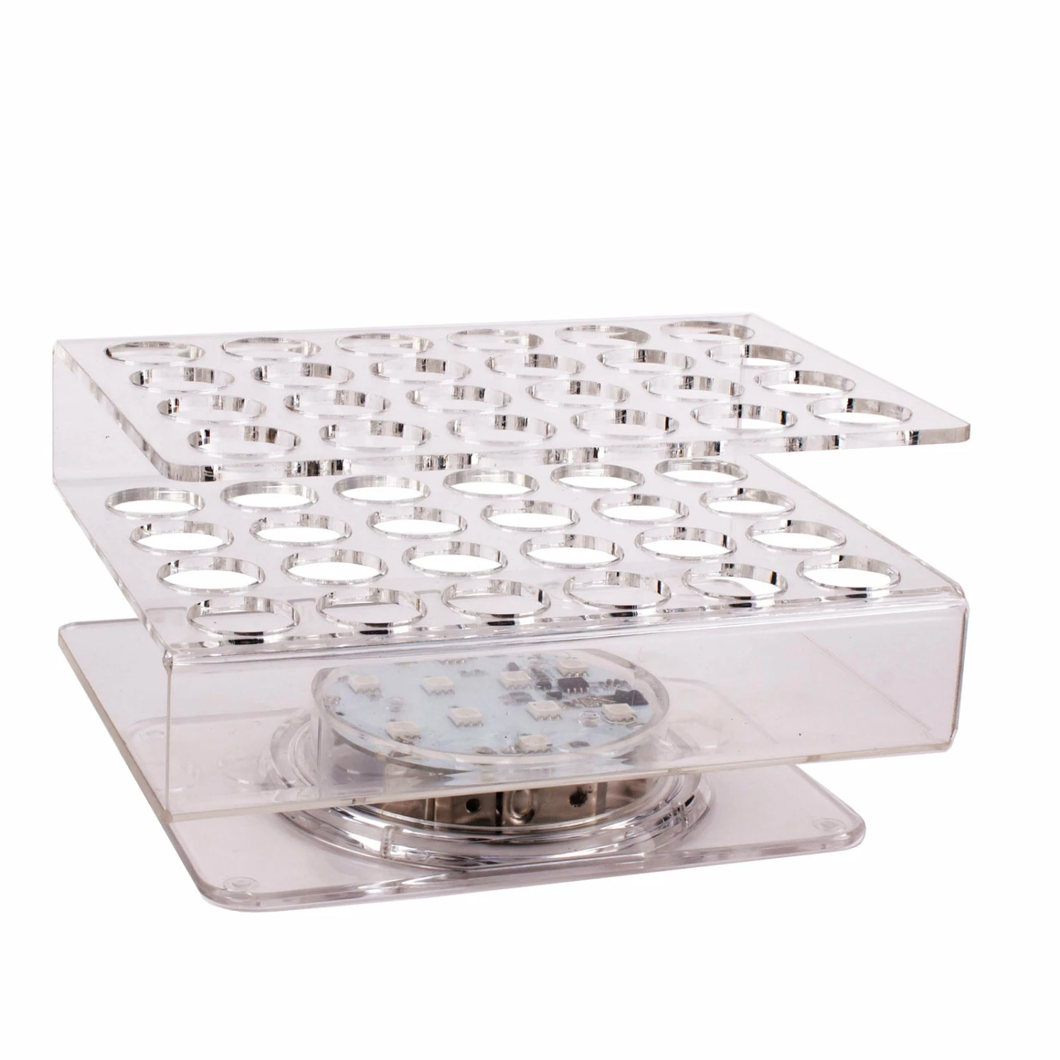 Multi-Color LED Light Up Test Tube Trays – 24 Hole 3 Multi-Color LED Light Up Test Tube Trays – 24 Hole