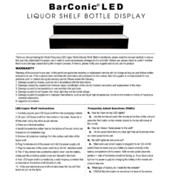 BarConic® LED Liquor Bottle Display Shelf - 3 Steps - Polished Mirrored Metal - Several Lengths -Endurance Sales LED WARRANTY 833aaf26 e84e 4239 a7bc 5c4119d7ff22
