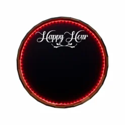 Bar & Menu LED Chalkboard Barrel Top Tavern Signs (Several Styles Available) -Endurance Sales LED chalk barrel top happy hour