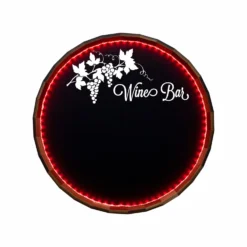 Bar & Menu LED Chalkboard Barrel Top Tavern Signs (Several Styles Available) -Endurance Sales LED chalk barrel top wine bar