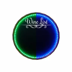 Bar & Menu LED Chalkboard Barrel Top Tavern Signs (Several Styles Available) -Endurance Sales LED chalk barrel top wine list 2