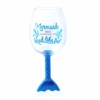 Mermaids Are Supposed To Drink Like Fish Novelty Wine Glass - 750ml
